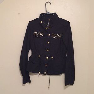Gold studded jacket